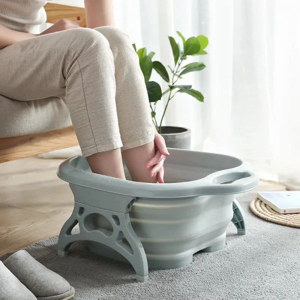 Relaxamento Total com Spa de Pés Dobrável