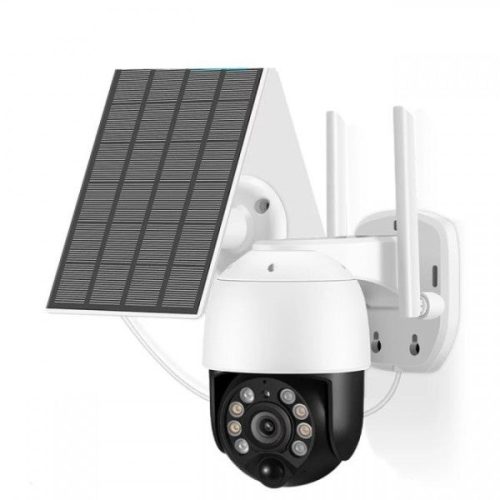 Segurança Eficaz com Câmara Solar Exterior