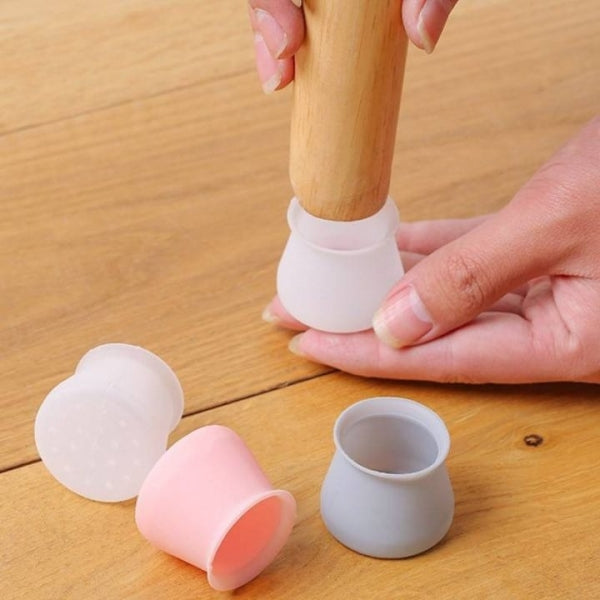 Protetores Pés Cadeira Silicone