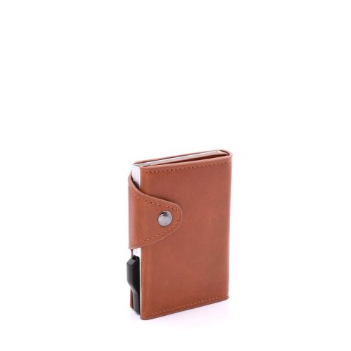 Porta-cartão liso para homem