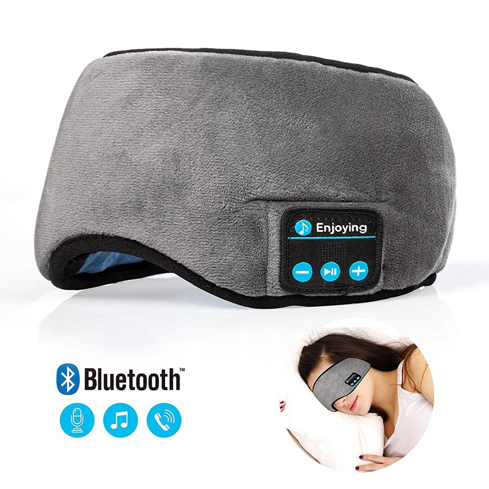 Máscara de Dormir com Fones Bluetooth