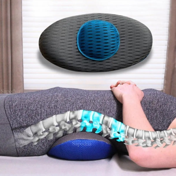 Conforto e suporte com Almofada Lombar Ergonómica