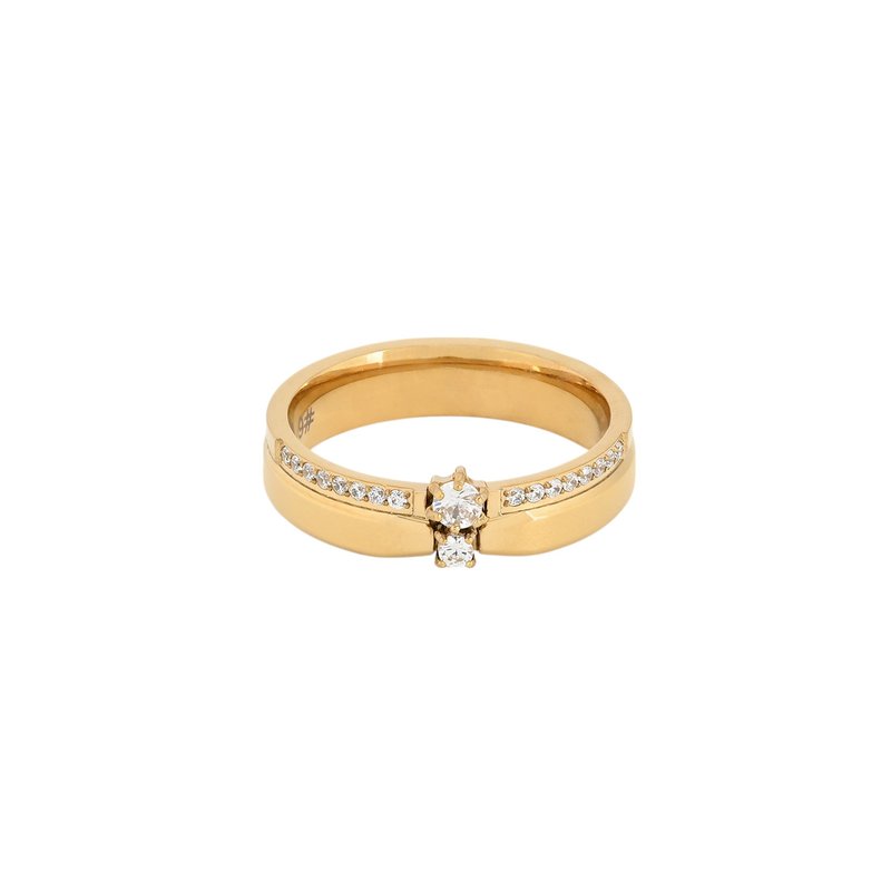 Anel Delicate com zircônias