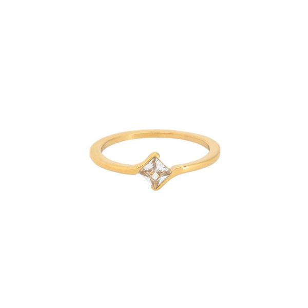 Anel Delicate com zircônias