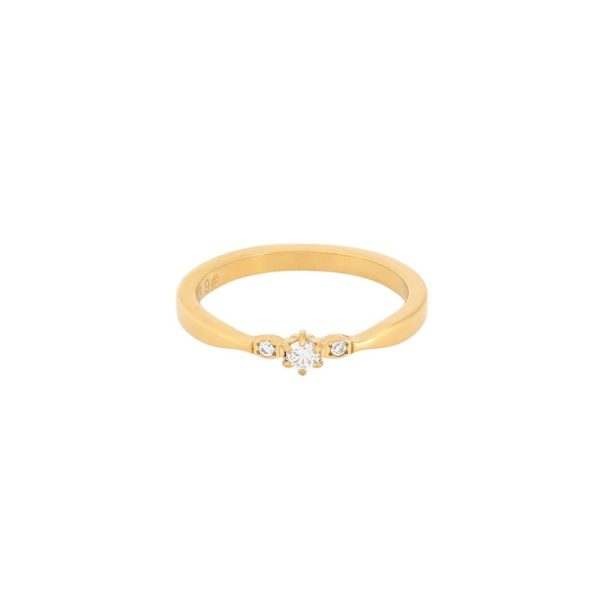 Anel Delicate com zircônias