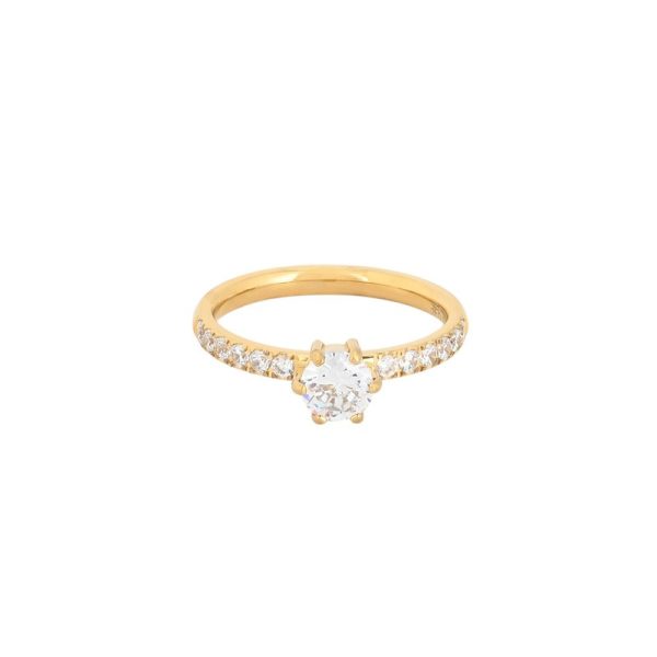 Anel Delicate com zircônias
