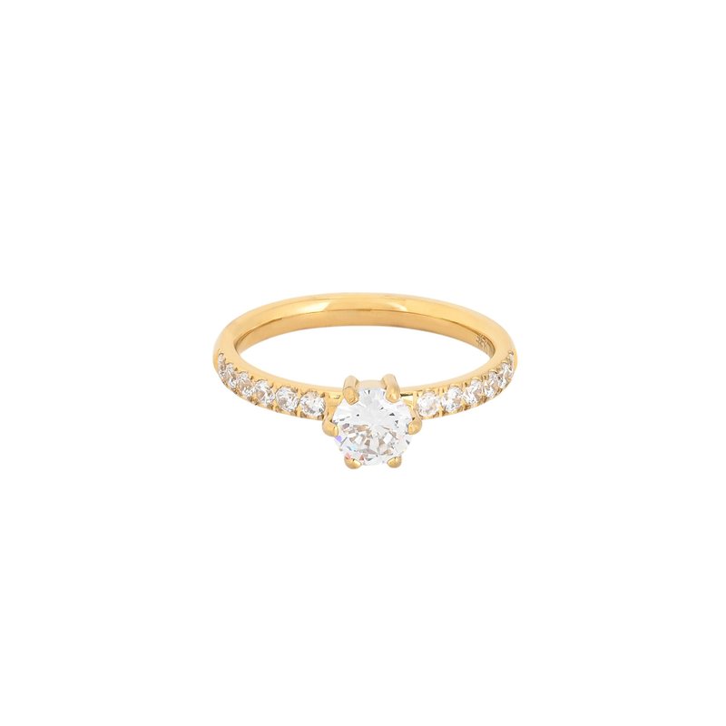 Anel Delicate com zircônias