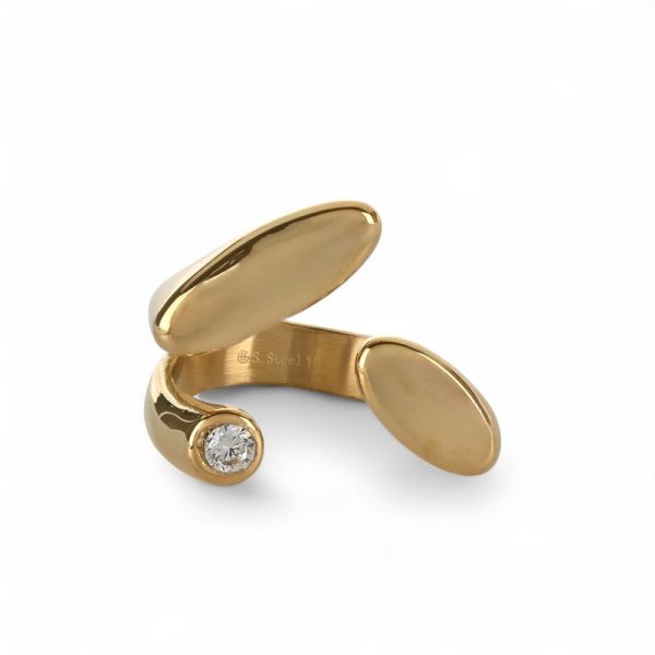 Anel Glamour irregular
