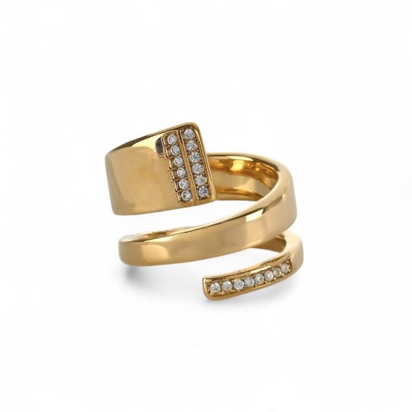Anel Glamour irregular