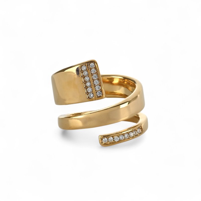 Anel Glamour irregular