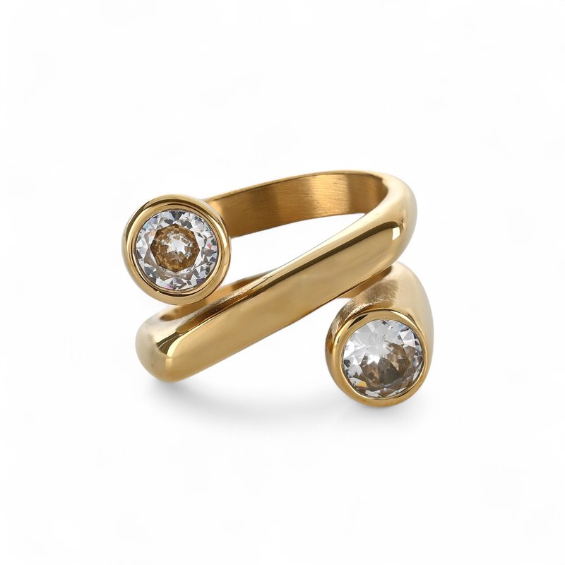 Anel Glamour irregular