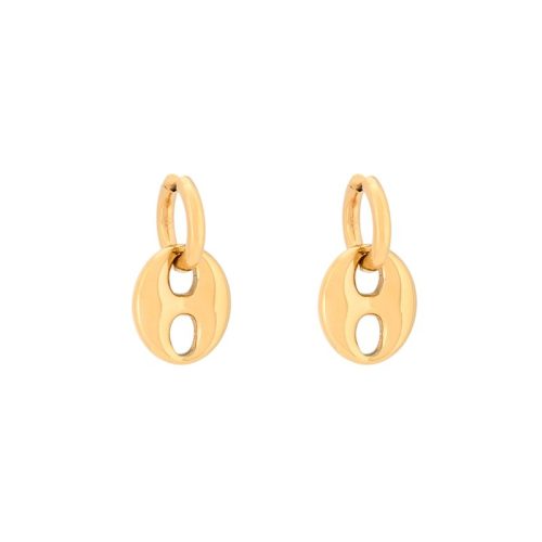Argolas Glamour com pendente grande