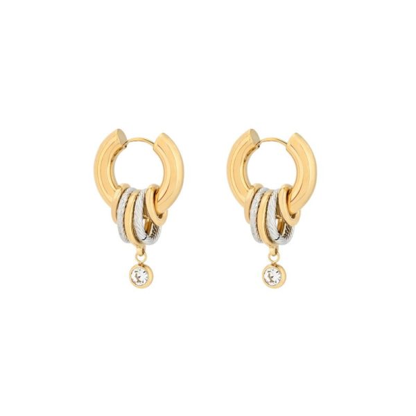 Argolas Glamour com pendentes