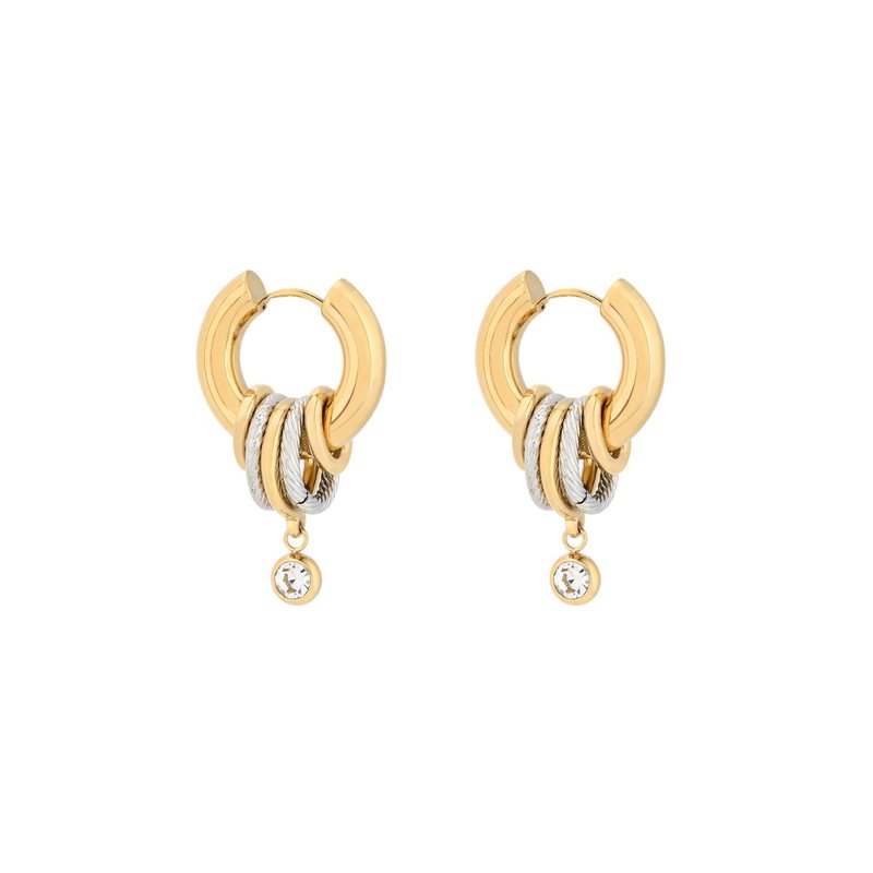 Argolas Glamour com pendentes