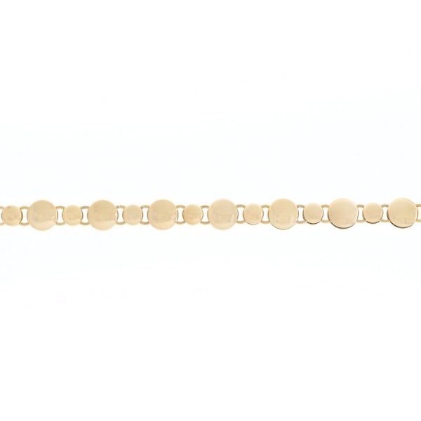 Pulseira em aço bolas distintas