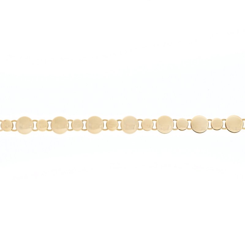 Pulseira em aço bolas distintas