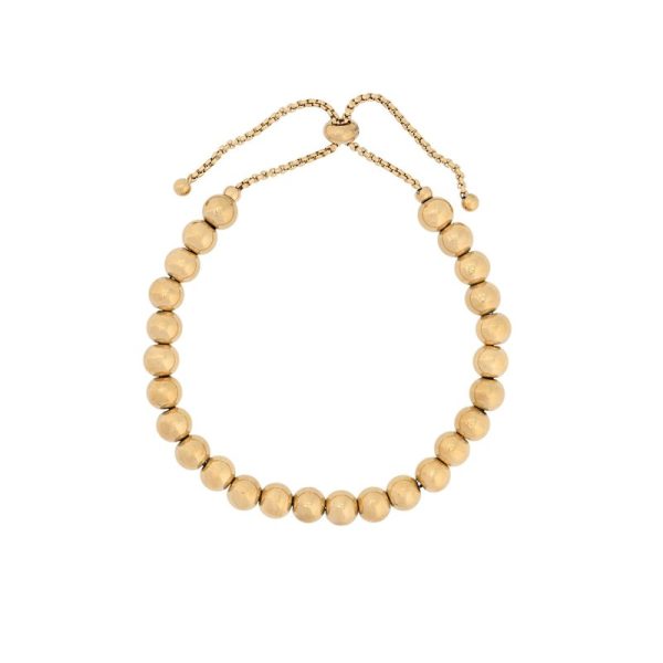 Pulseira ajustável em aço bolas