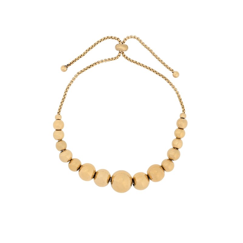 Pulseira em aço bolas