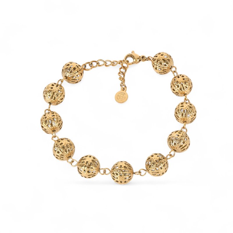 Pulseira Encantos bola de viana detalhada