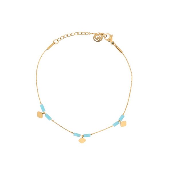Conjunto pulseiras em aço pendentes