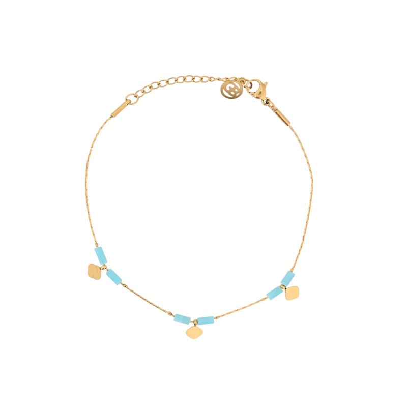 Conjunto pulseiras em aço pendentes