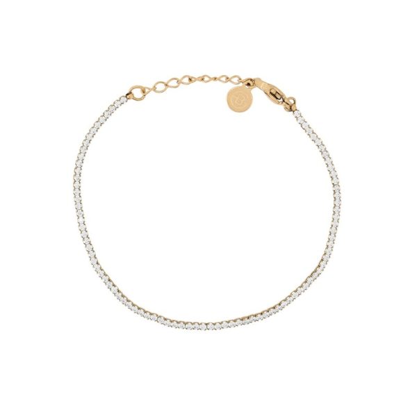 Pulseira riviera em aço super fina