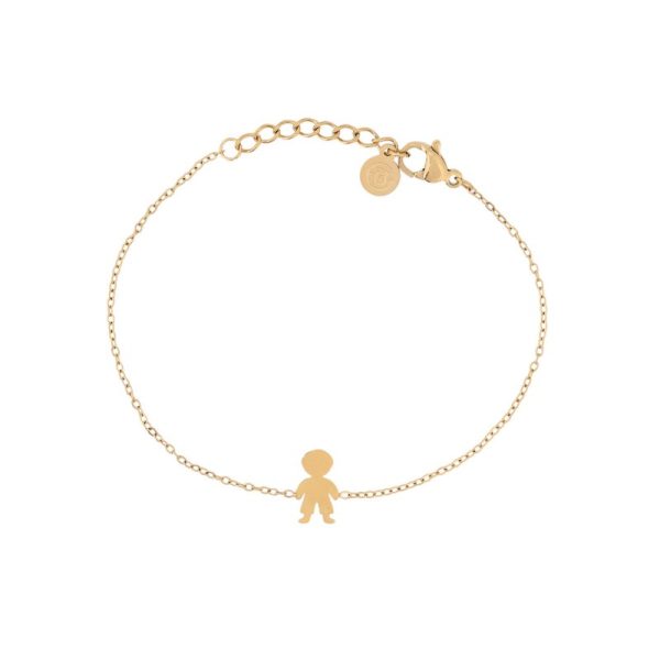 Pulseira aço simples menino