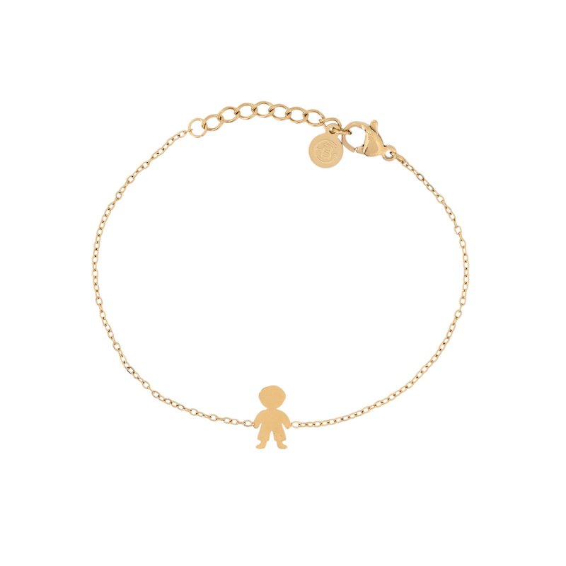 Pulseira aço simples menino