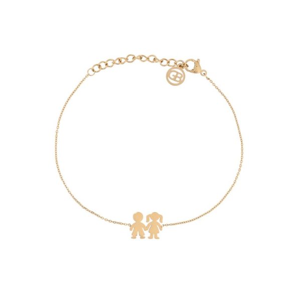 Pulseira casal em aço