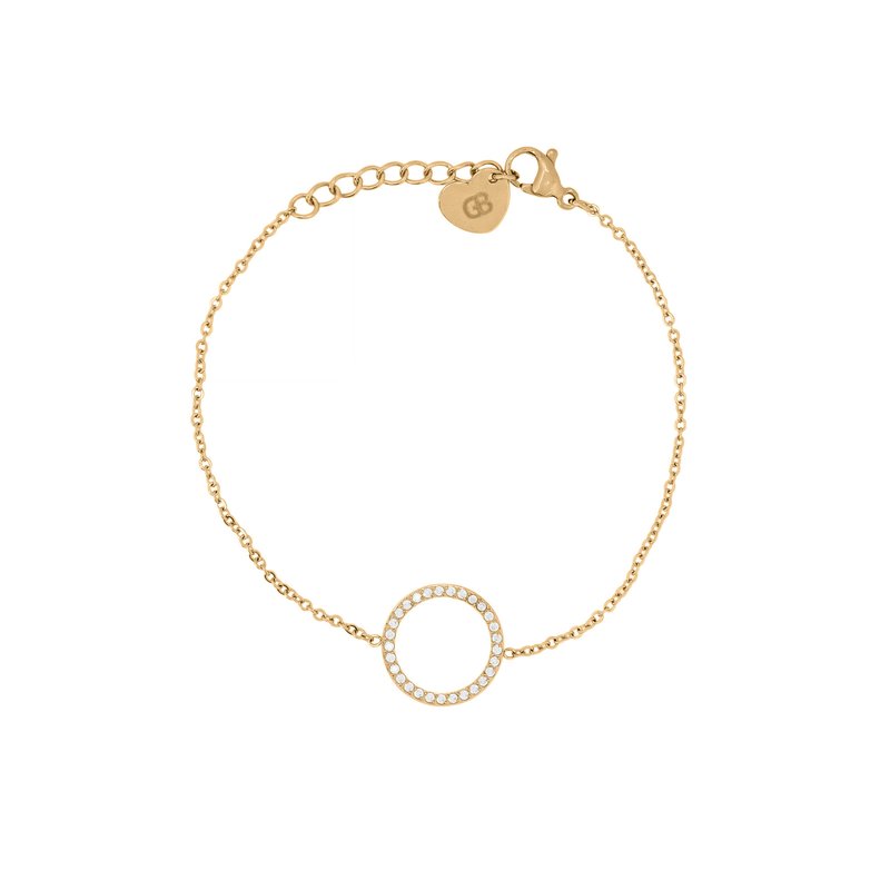 Pulseira Delicate com círculo e zircônias