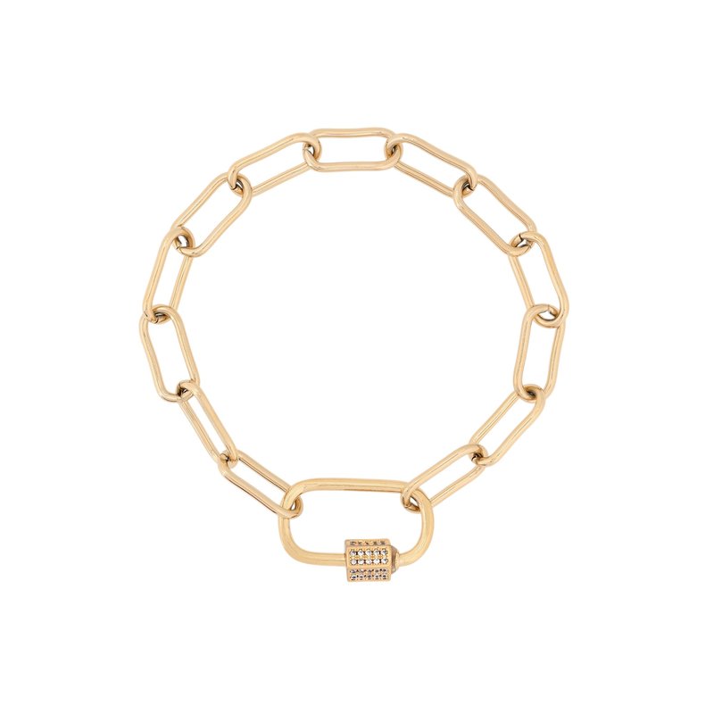 Pulseira Glamour com fecho brilhantes