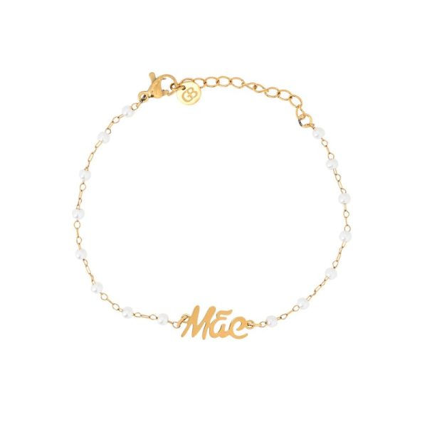Pulseira de aço mãe