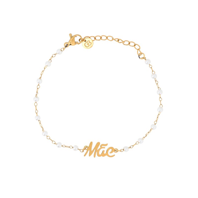 Pulseira de aço mãe