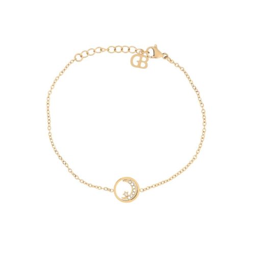 Pulseira em aço lua
