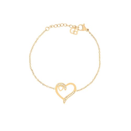 Brilho e Elegância com Pulseira de Coração