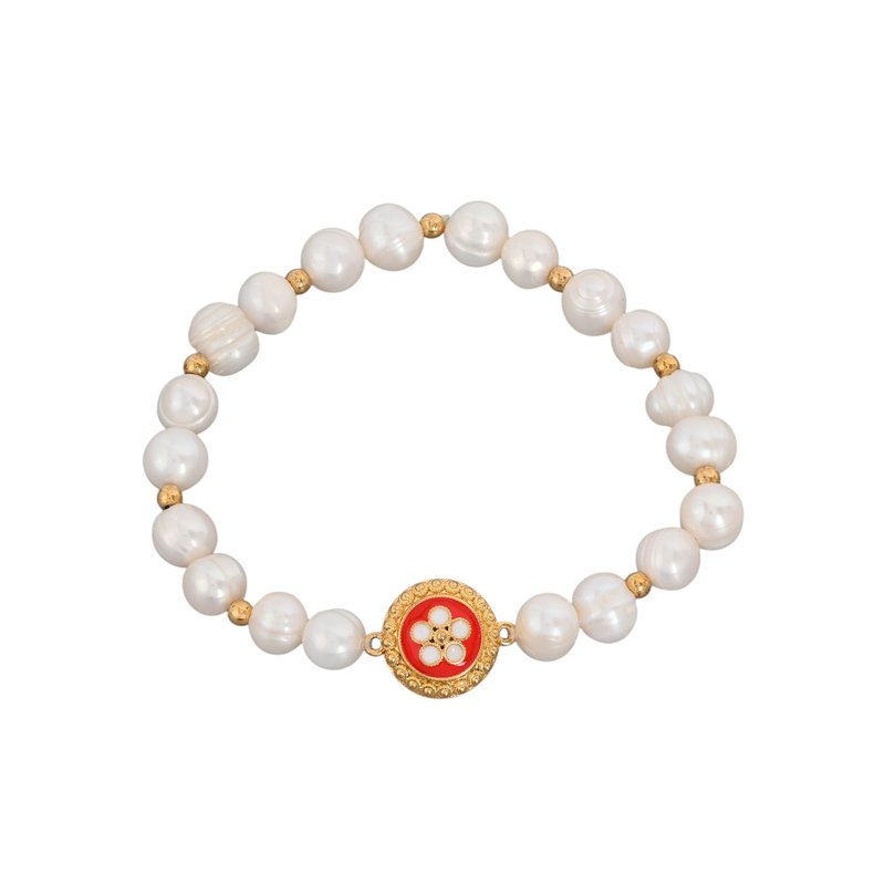 Pulseira Encantos Portugal pérolas e caramujo