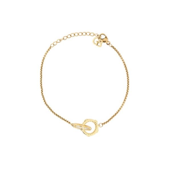 Pulseira semi jóia argolas