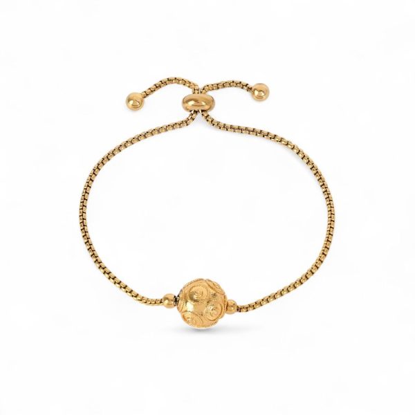 Pulseira ajustável bola de viana