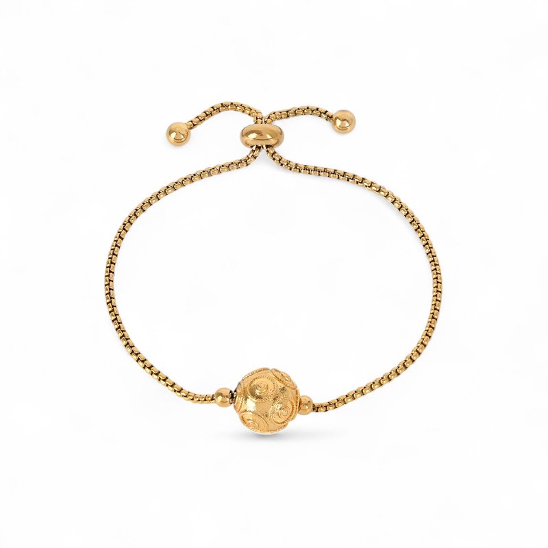 Pulseira ajustável bola de viana