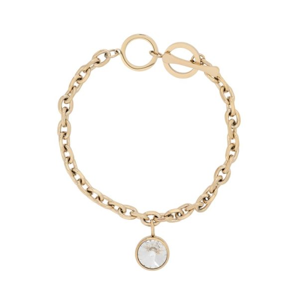 Pulseira Glamour simples com brilhante