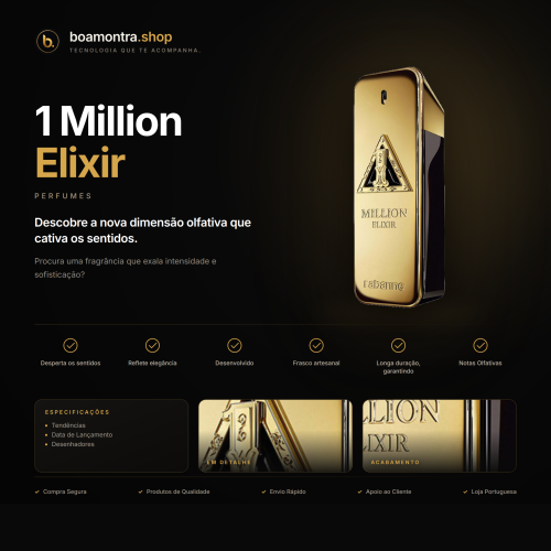 Intensidade e Elegância com 1 Million Elixir