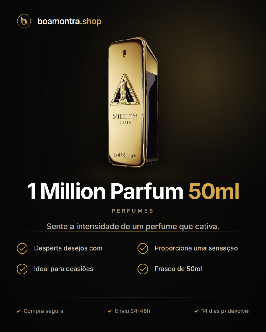Desperta Desejos com 1 Million Parfum 50ml