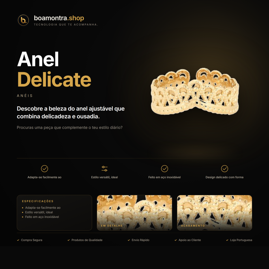 Elegância Diária com Anel Delicate