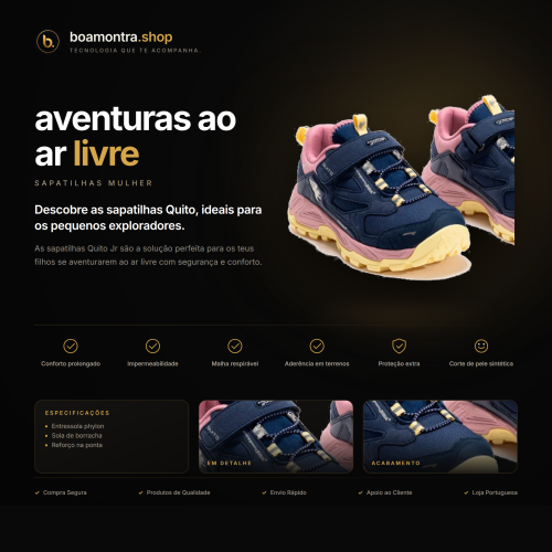 Conforto e proteção para aventuras ao ar livre