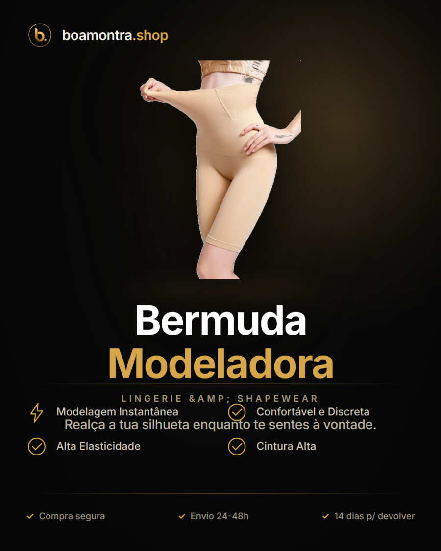 Conforto e Suporte com Bermuda Modeladora