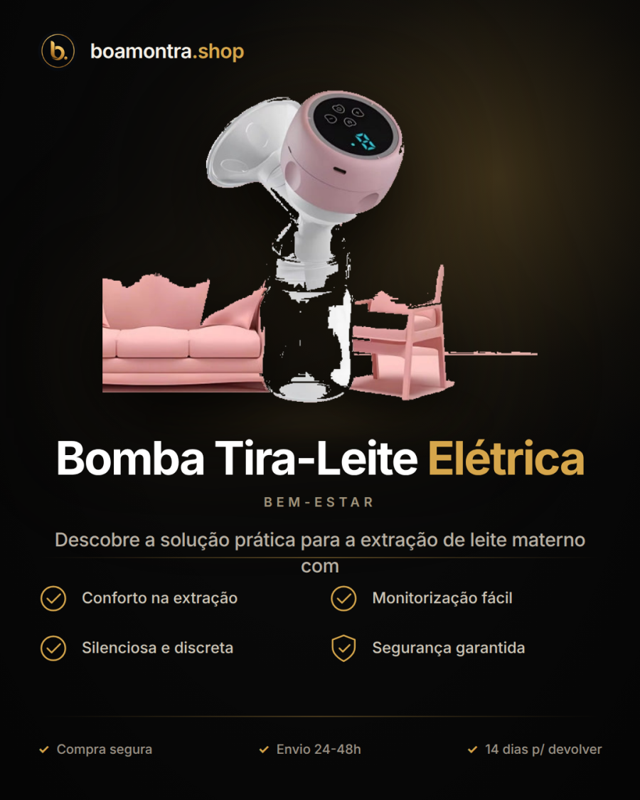 Conforto na Extração com Bomba Tira-Leite Elétrica