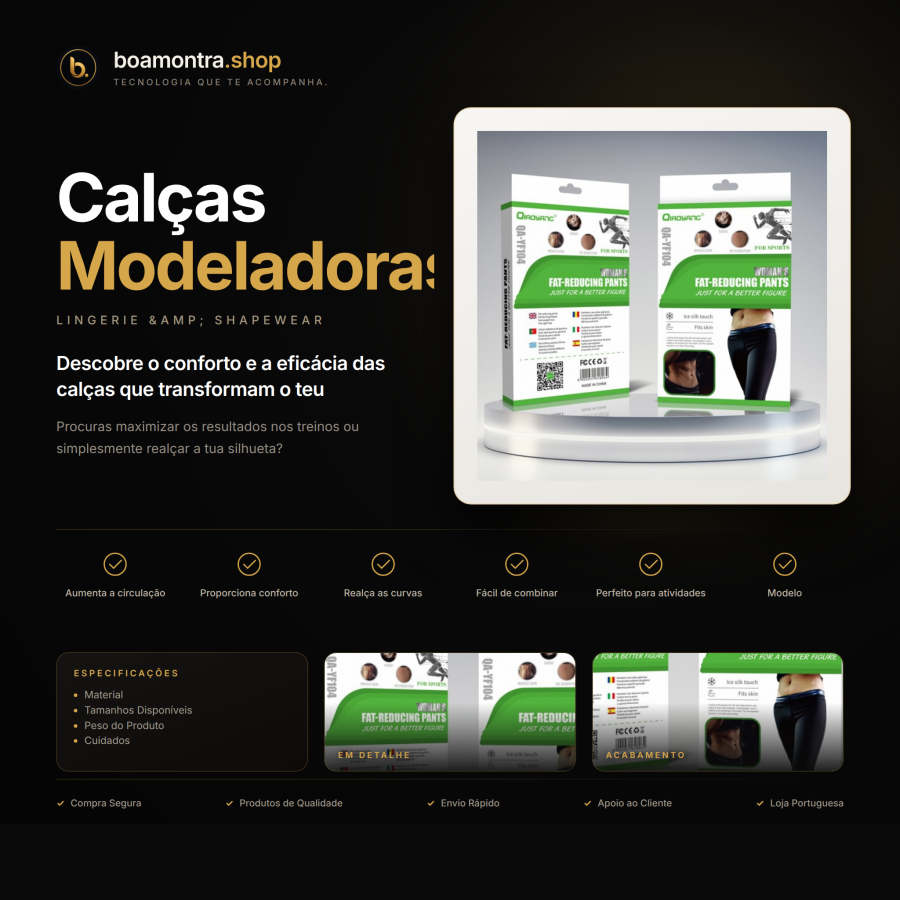 Realça a Silhueta com Calças Modeladoras