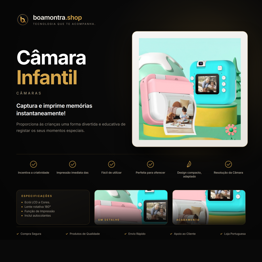 Desperta a Criatividade com Câmara Infantil