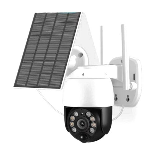 Segurança Eficaz com Câmara Solar Exterior