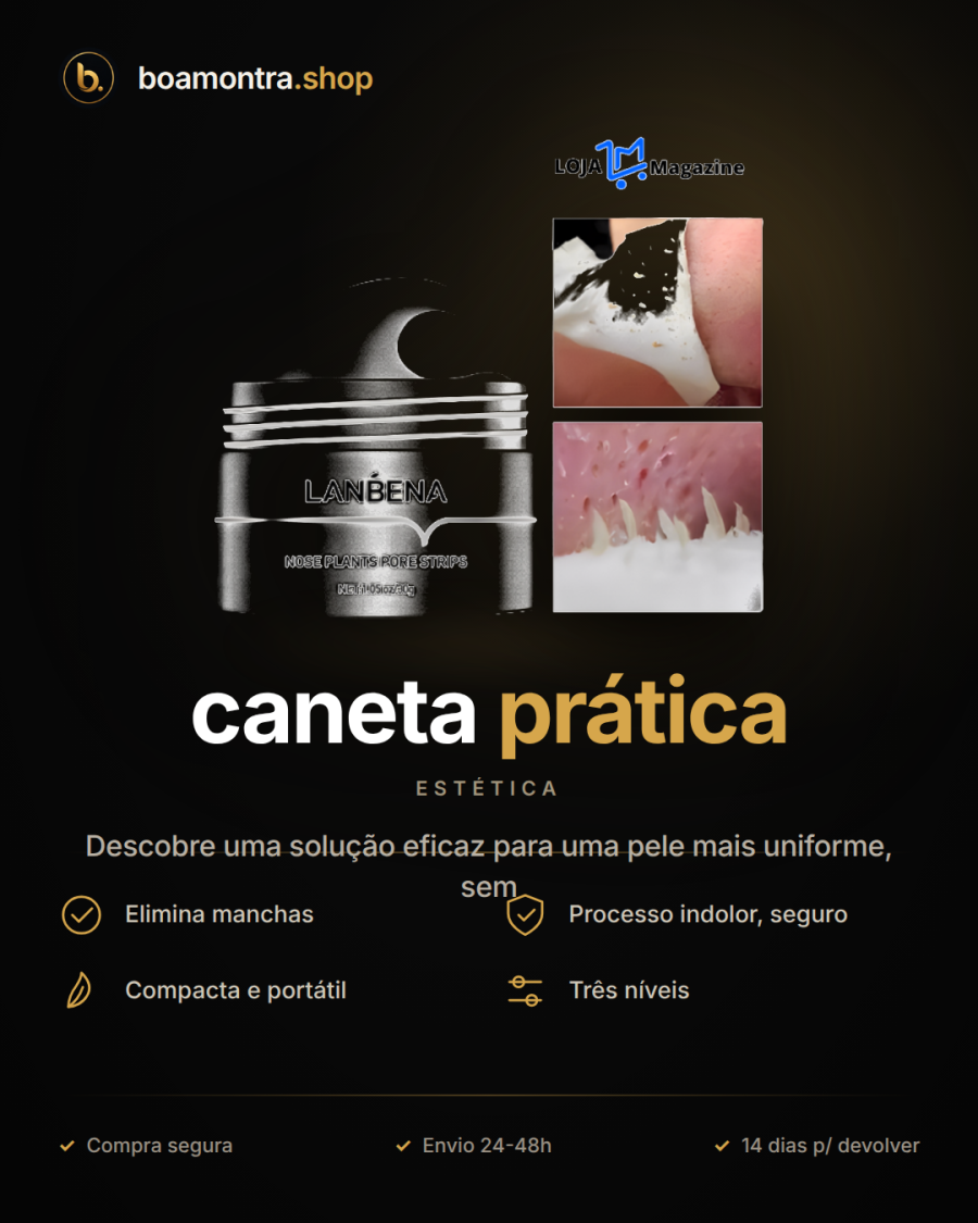 Elimina imperfeições com caneta prática